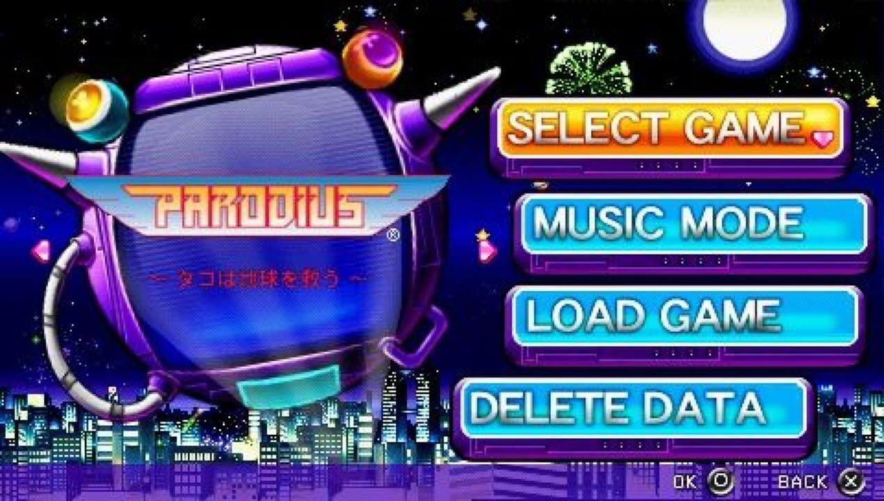 Nền tảng hỗ trợ Parodius Portable