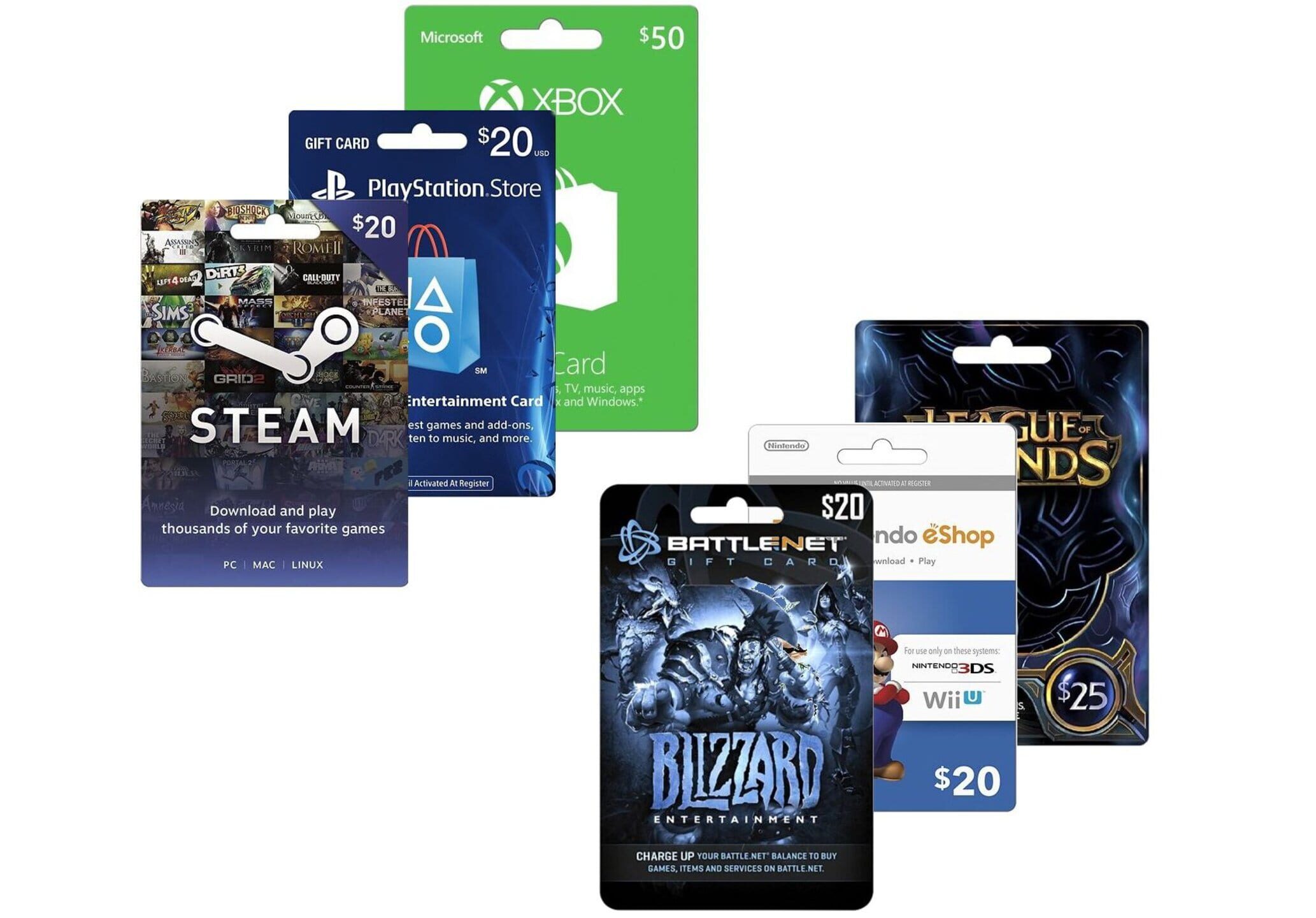 Buy a game card at Best Buy, get a second one 20% off