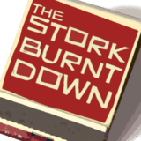 Logo of The Stork Burnt Down