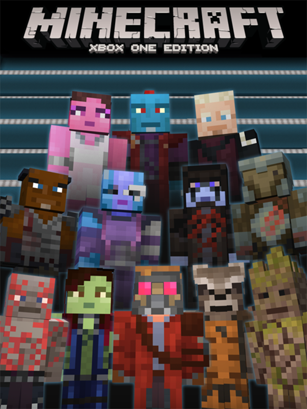 Minecraft Marvel S Guardians Of The Galaxy Skin Pack Press Kit