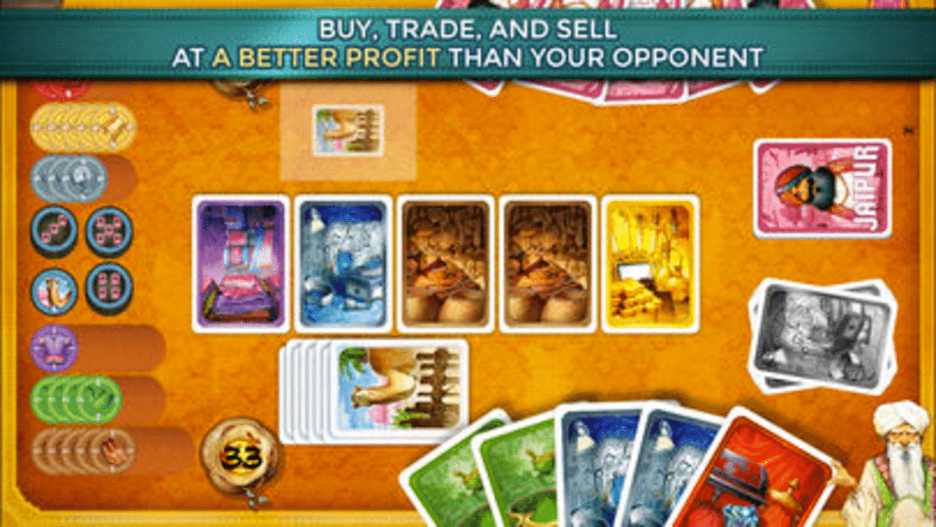 Jaipur: the board game screenshot