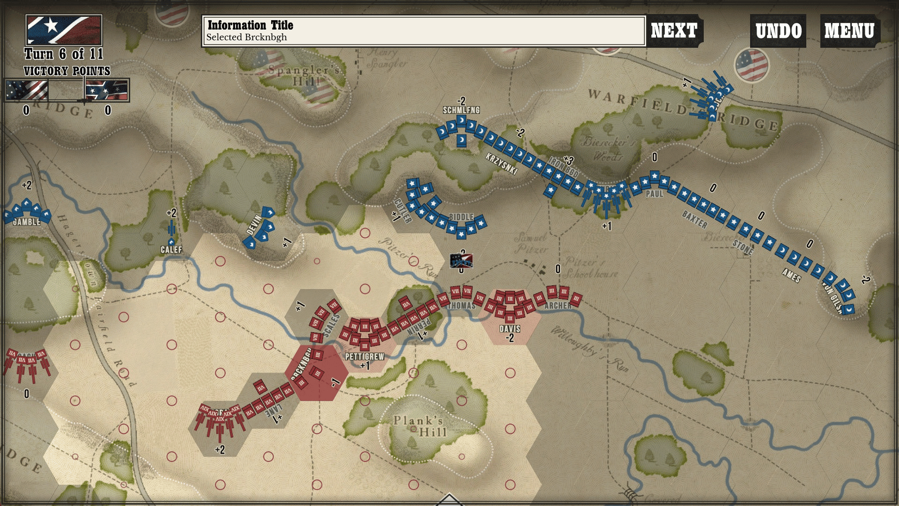 Gettysburg: the Tide Turns screenshot