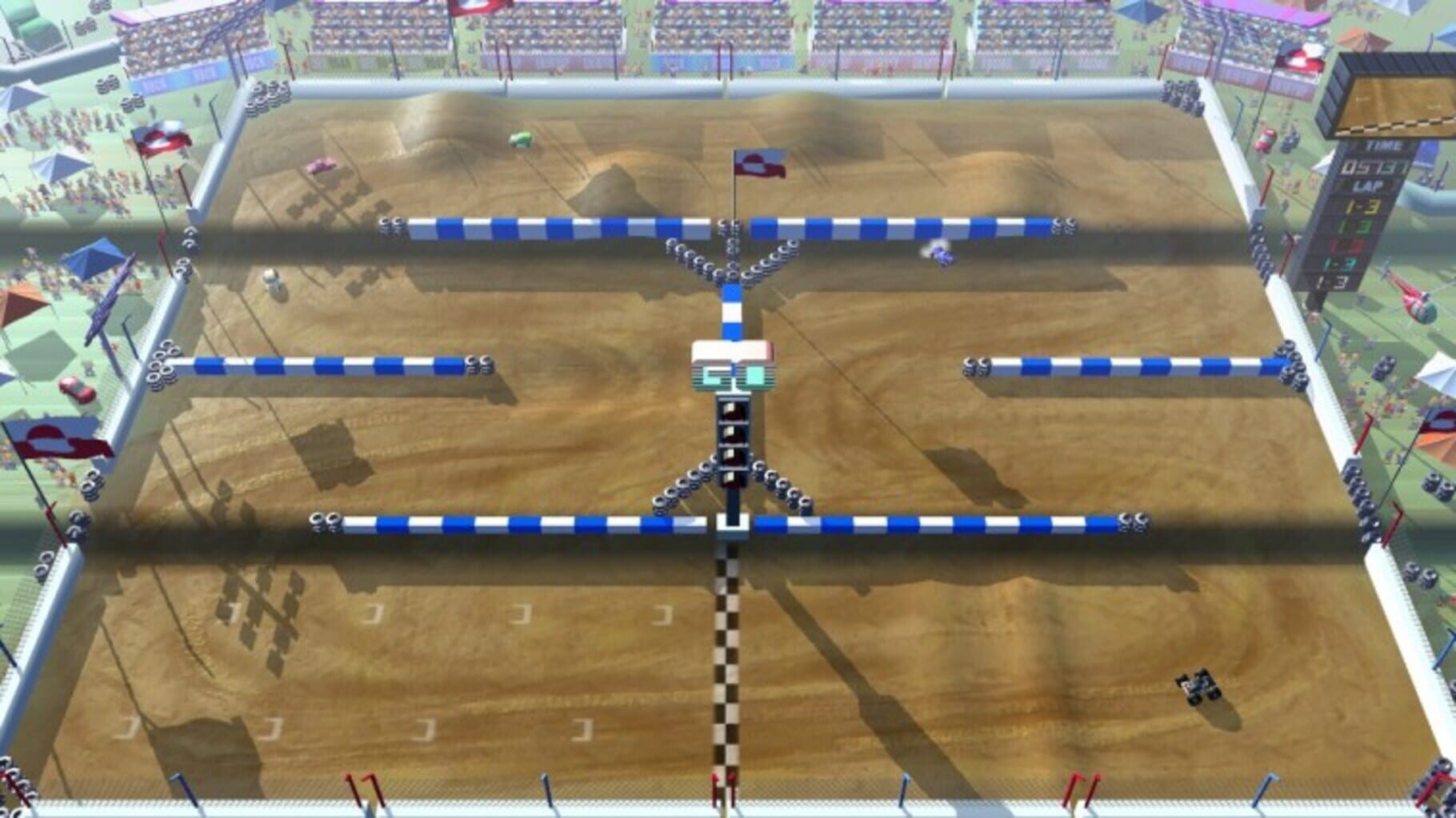 Captura de pantalla - Rock 'N Racing Off Road DX