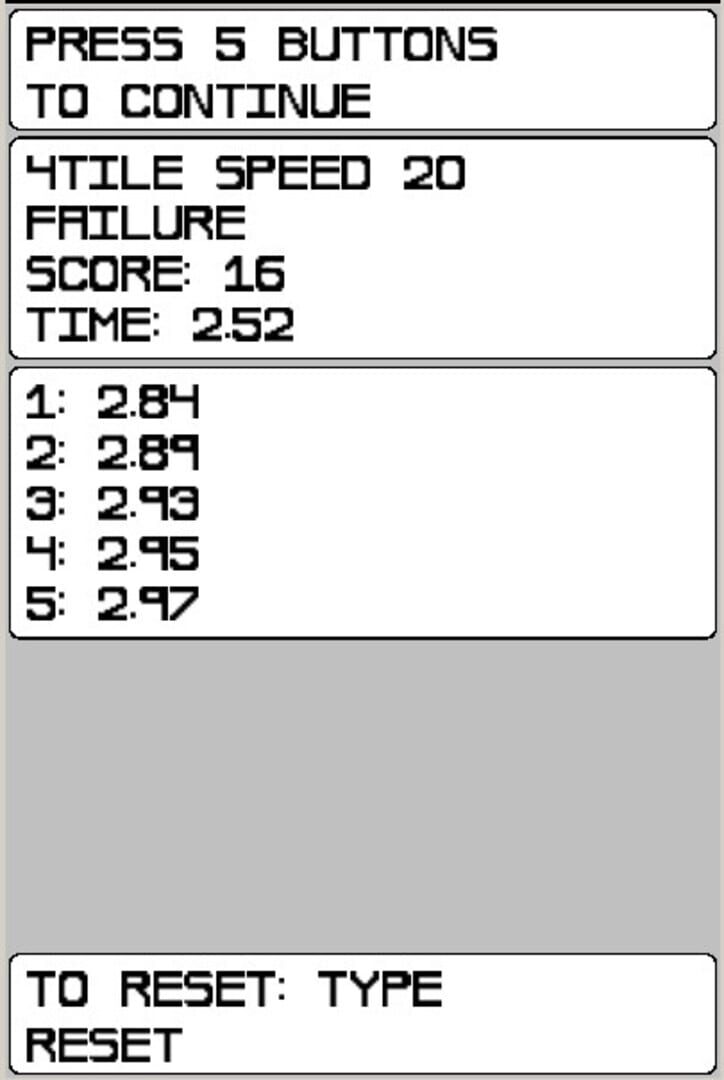 Tile Typer - Screenshot