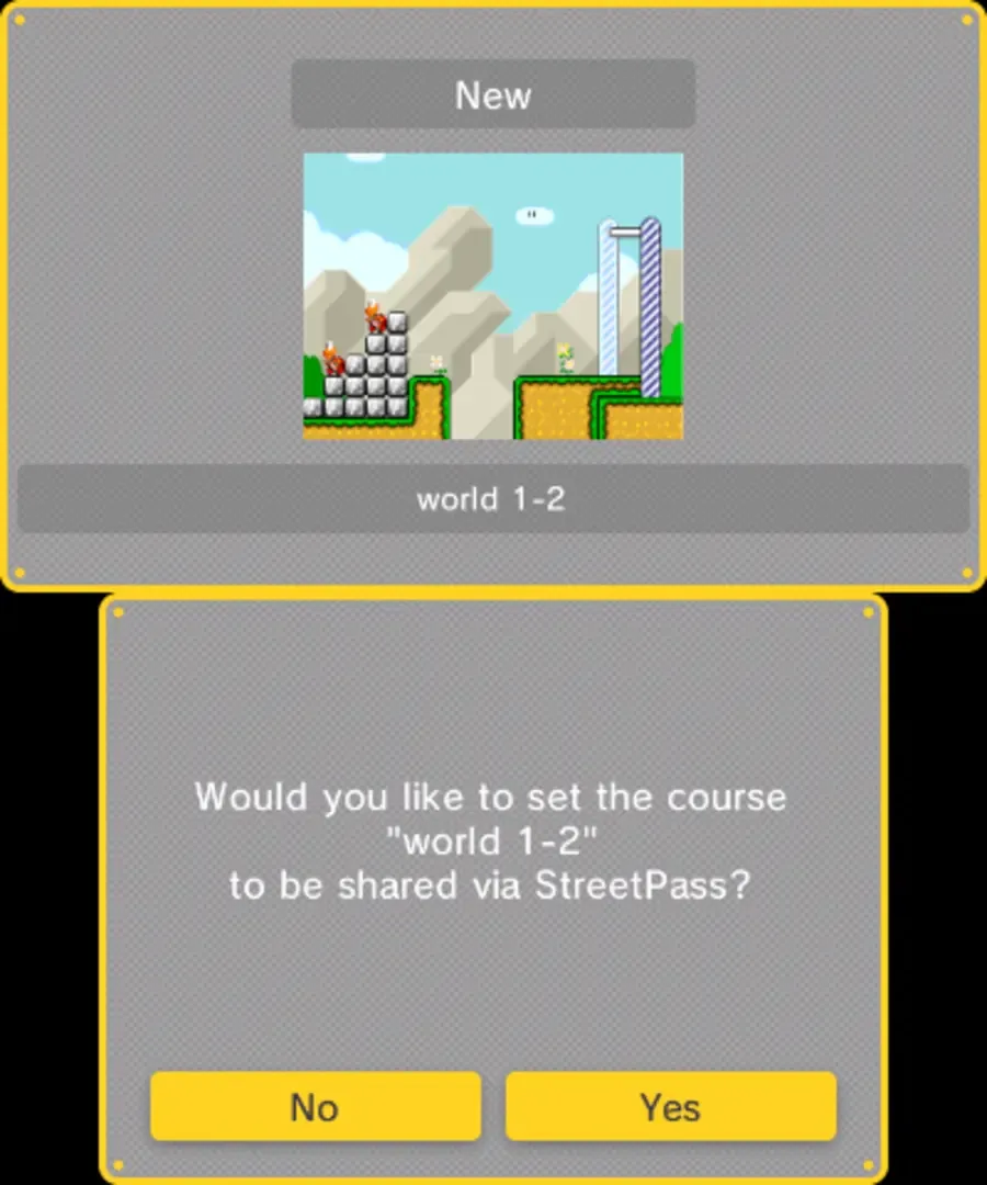 Captura de pantalla - Super Mario Maker for Nintendo 3DS