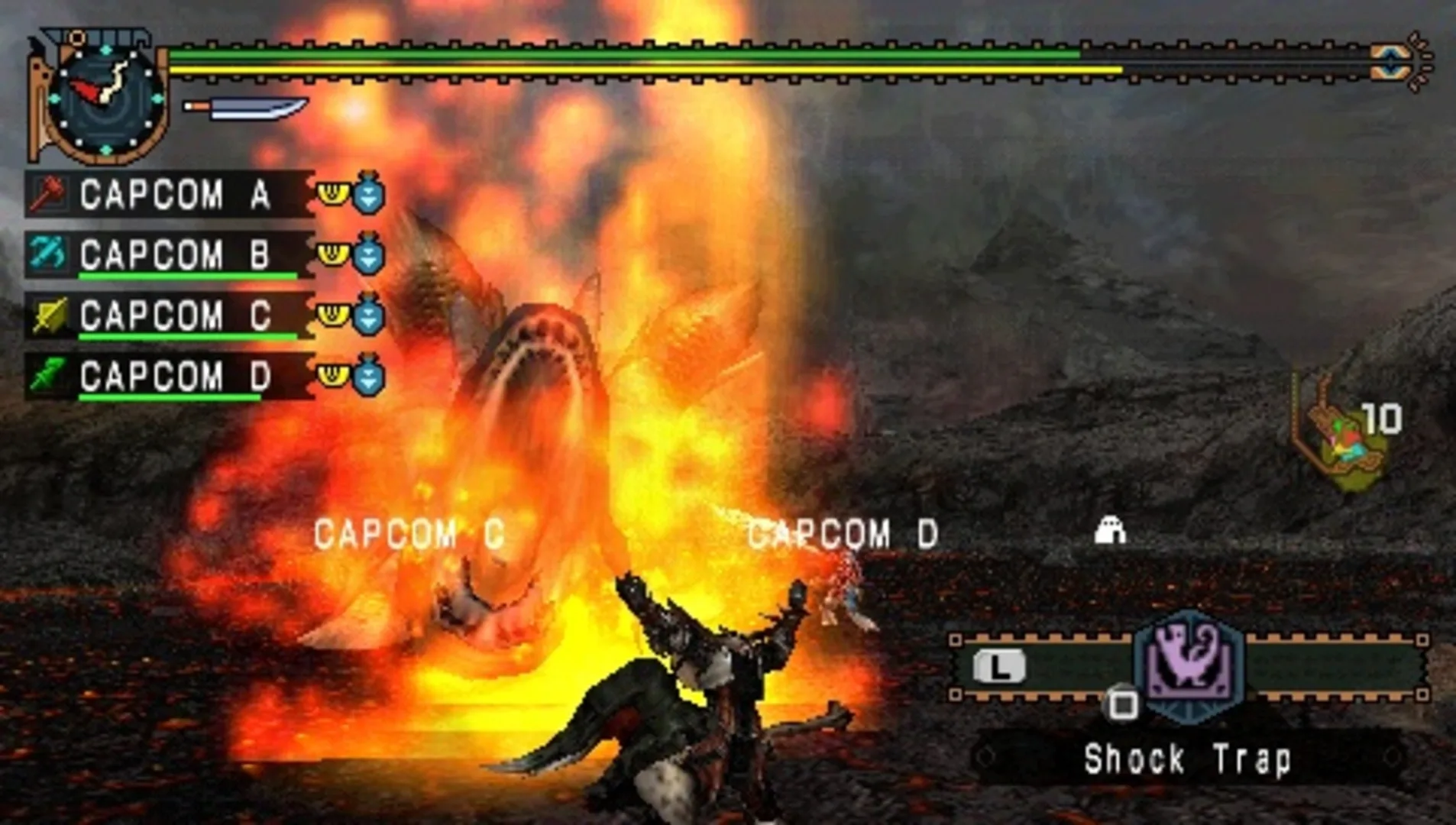 Captura de pantalla - Monster Hunter Freedom Unite