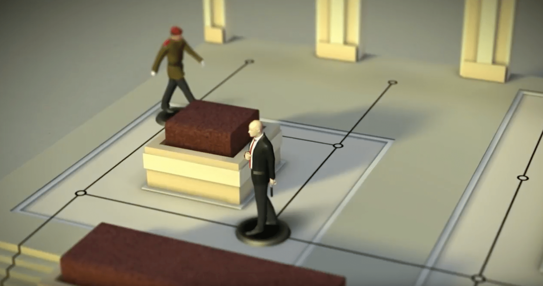 Hitman Go: VR Edition screenshot