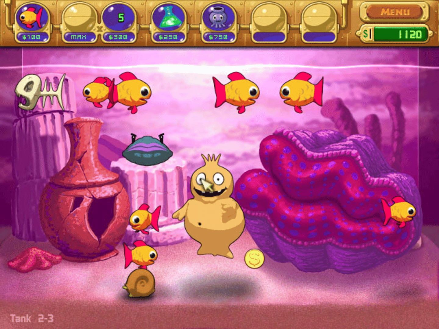 Insaniquarium Deluxe screenshot