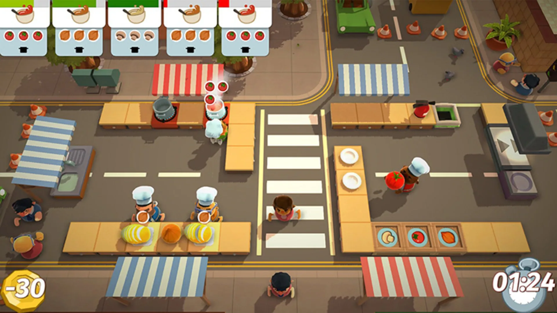 Captura de pantalla - Overcooked!: Special Edition