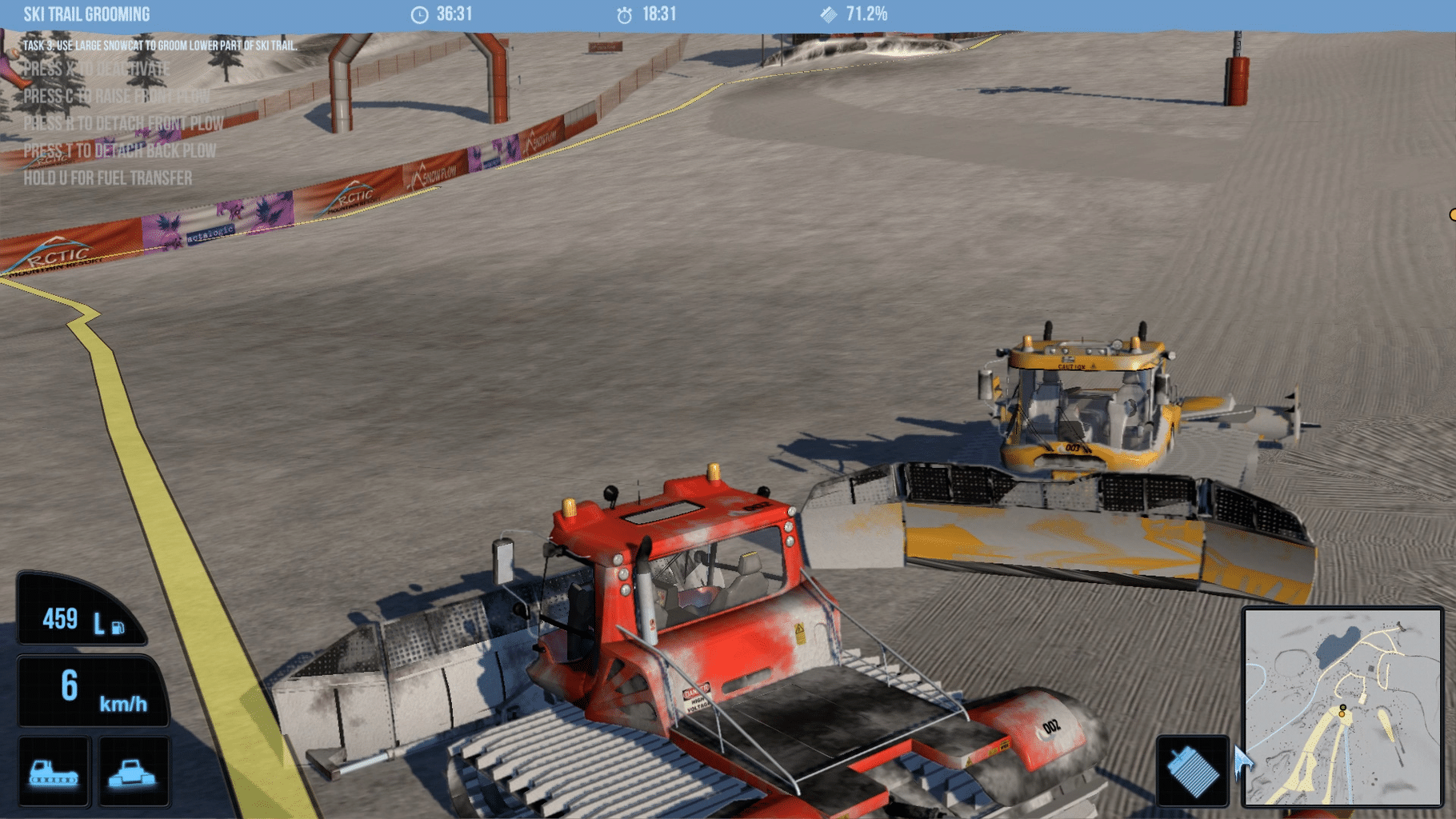 Snowcat Simulator screenshot