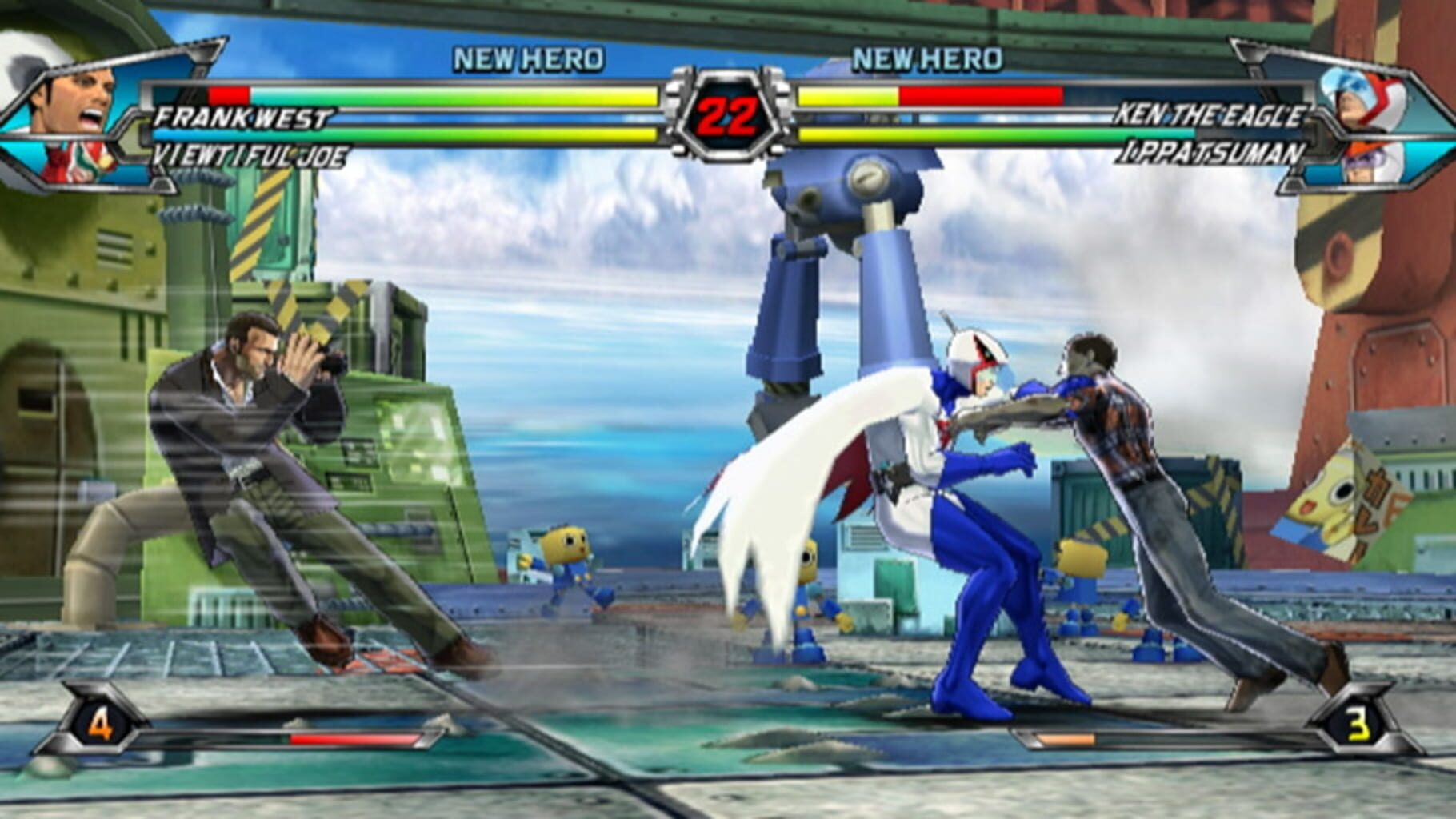 Captura de pantalla - Tatsunoko vs. Capcom: Ultimate All Stars