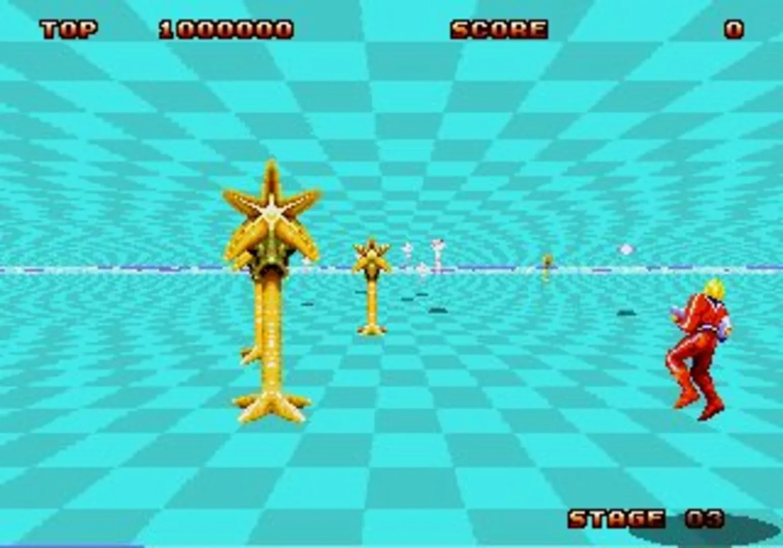 Captura de pantalla - Space Harrier II