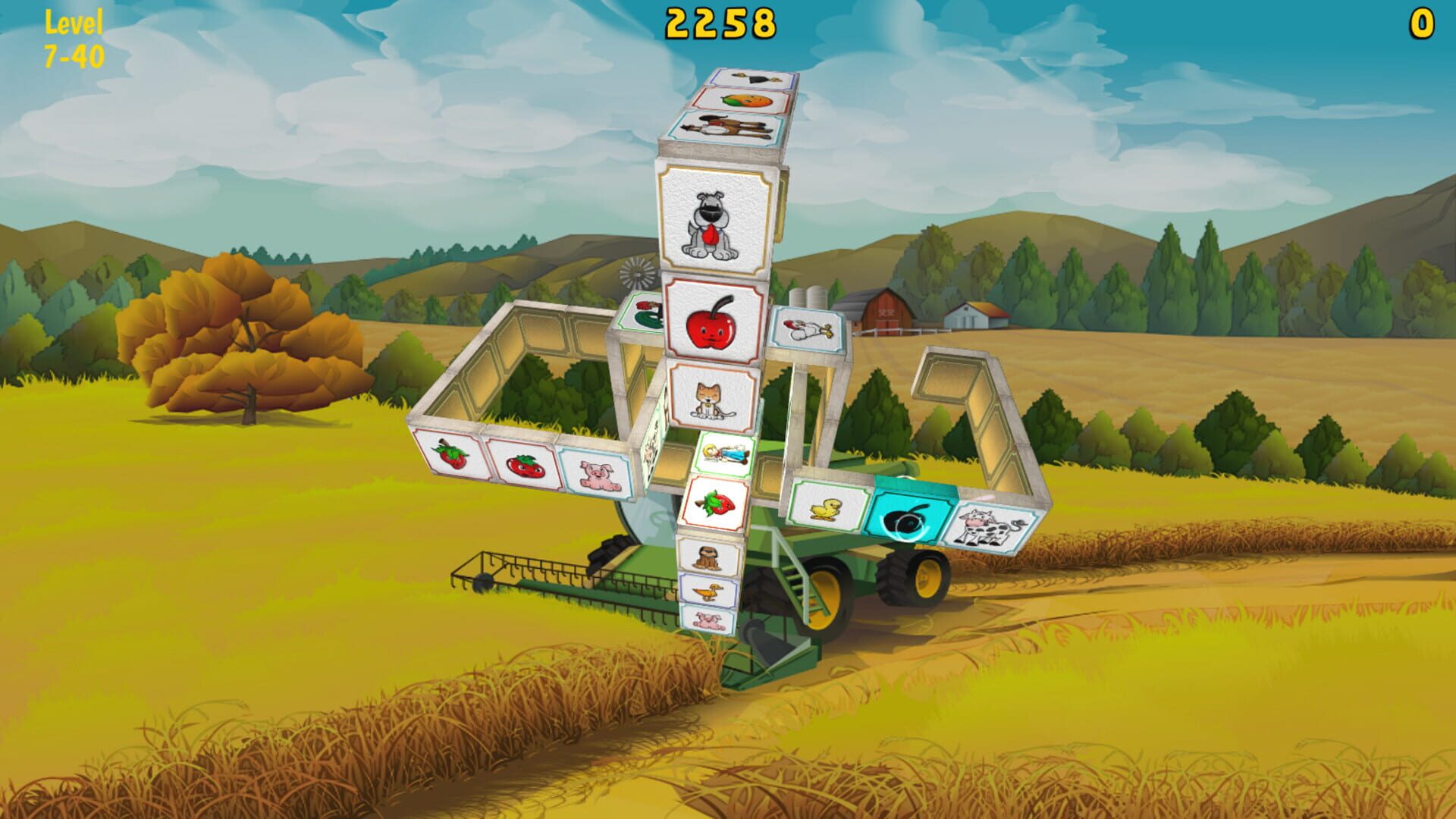 Barnyard Mahjong 3 - Screenshot