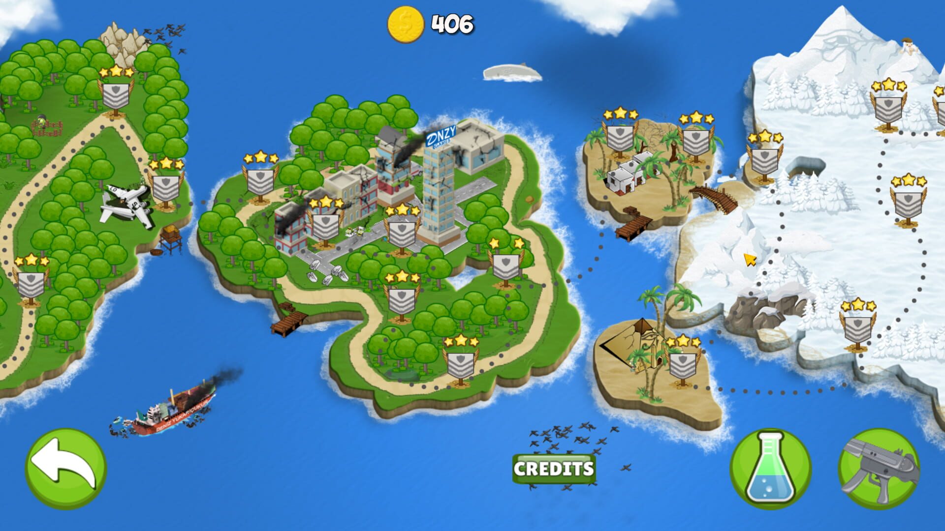 Zombie Wars: Invasion - Screenshot