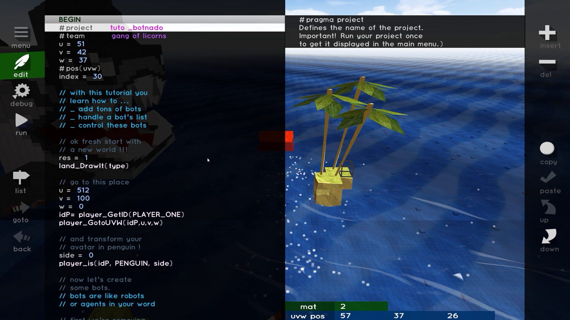 VideoGame Construction Set - Screenshot