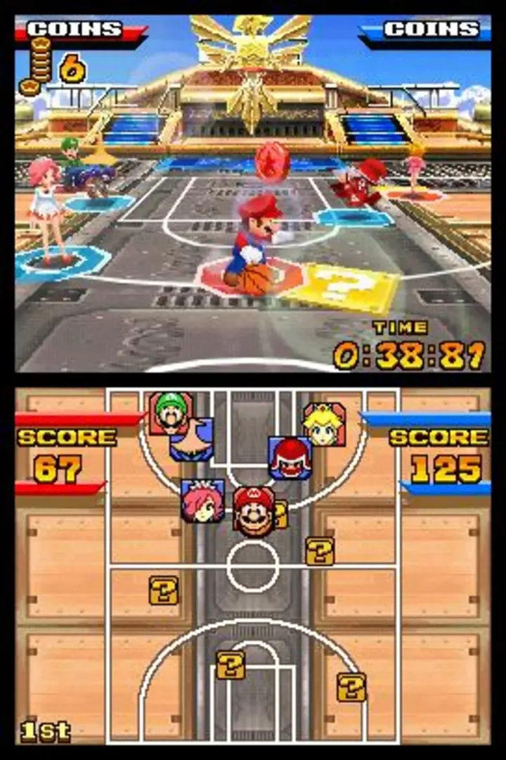 Captura de pantalla - Mario Hoops 3-on-3