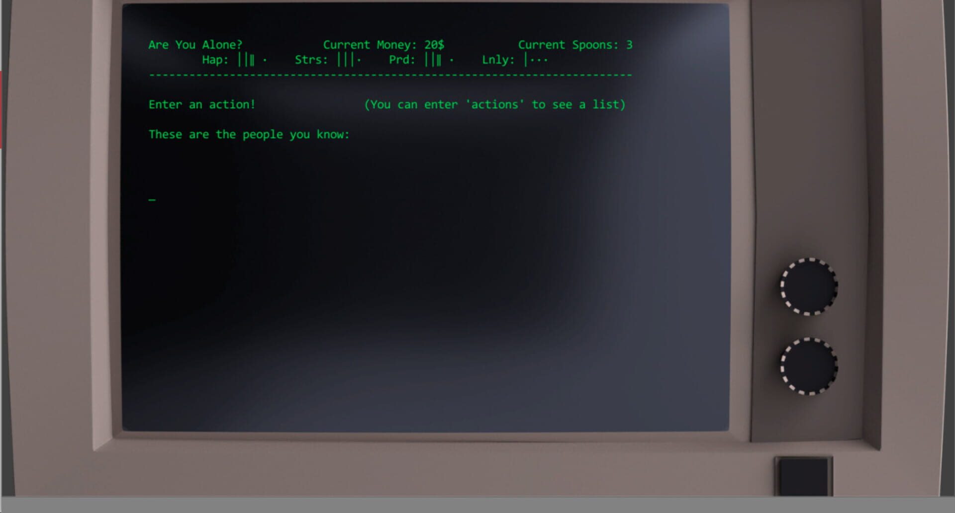 Are You Alone? - Screenshot