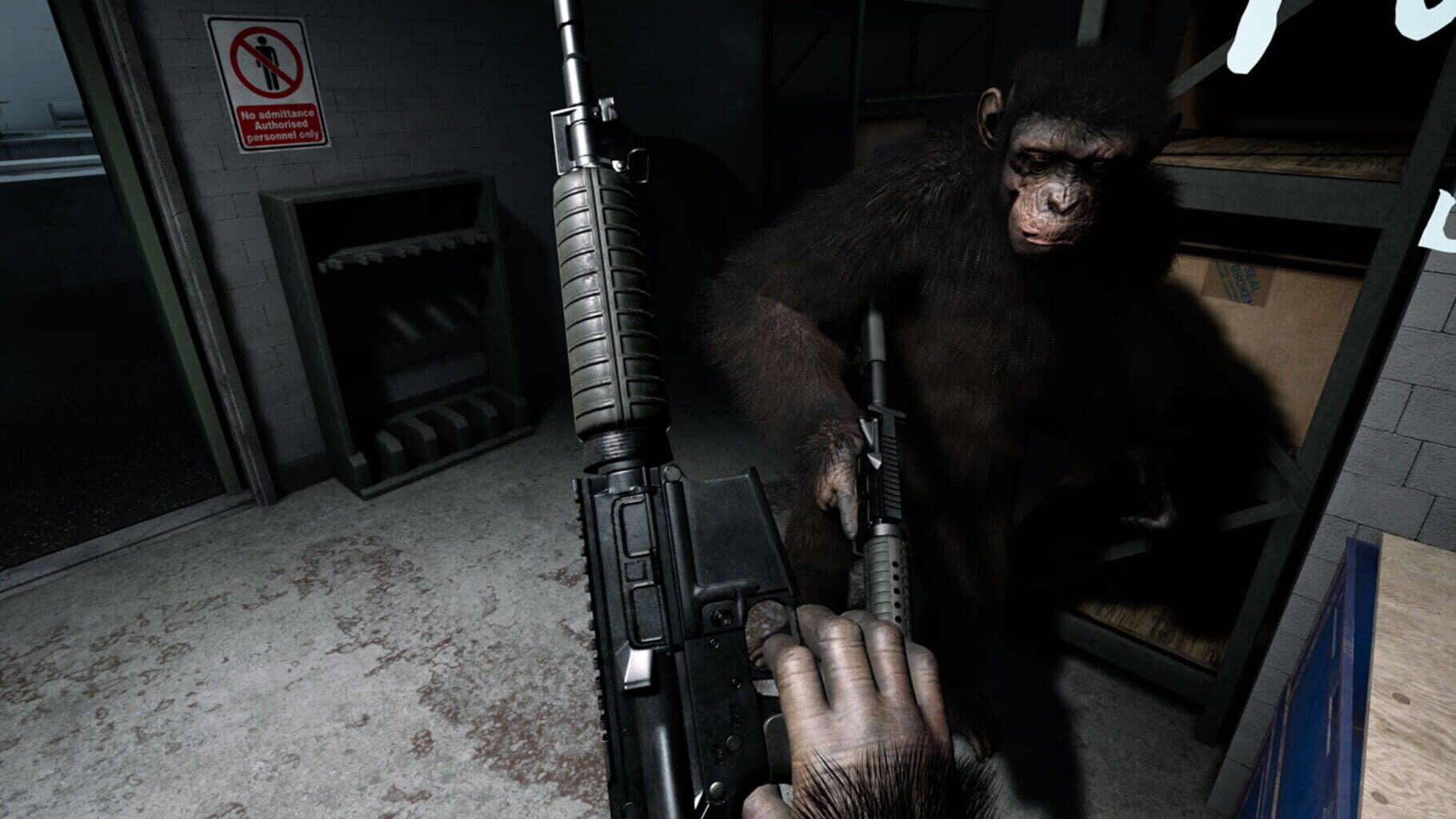 Captura de pantalla - Crisis on the Planet of the Apes VR