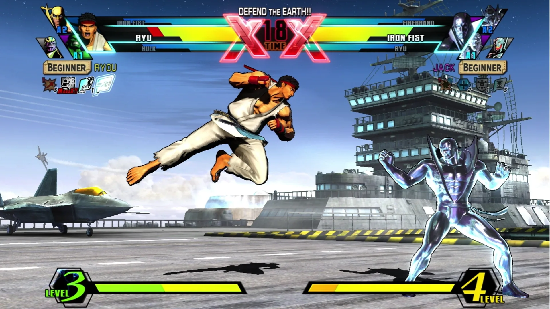 Captura de pantalla - Ultimate Marvel vs. Capcom 3
