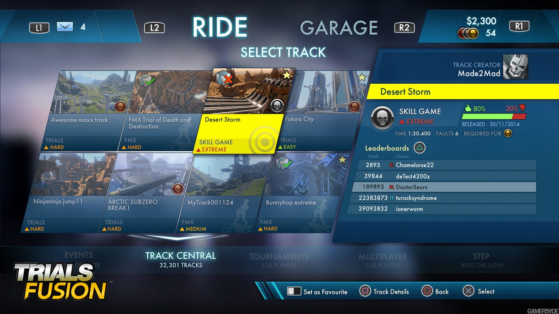 Captura de pantalla - Trials Fusion