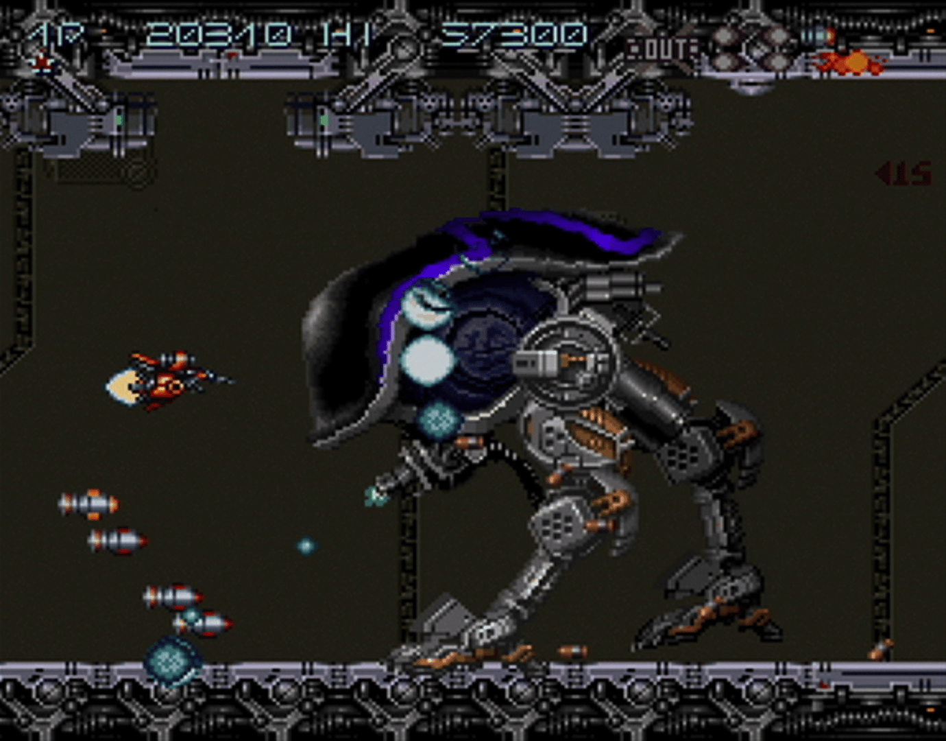 Axelay screenshot