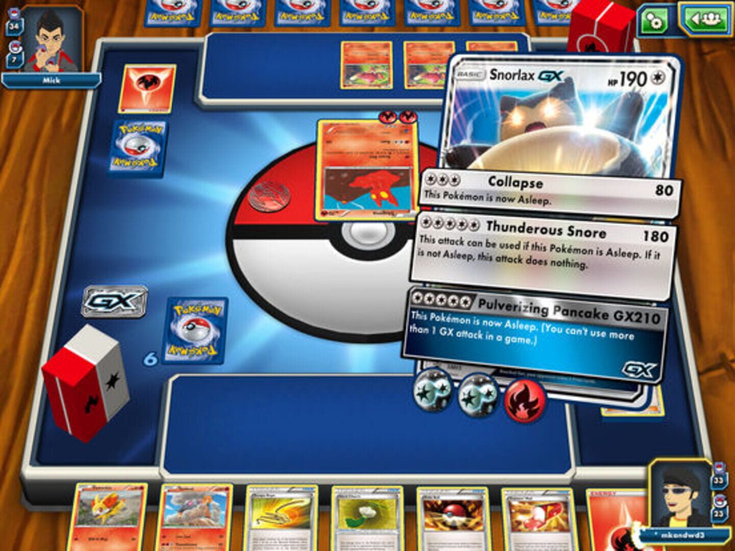 Captura de pantalla - Pokémon Trading Card Game Online