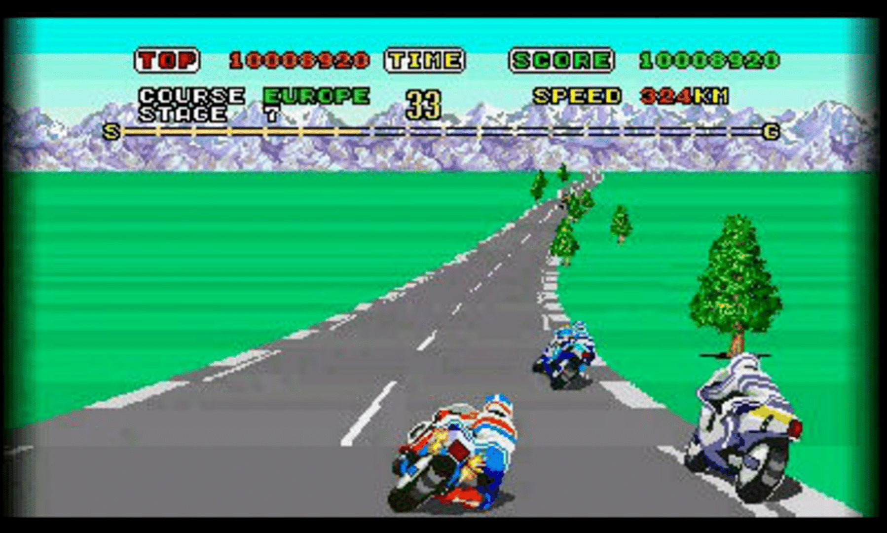 3D Super Hang-On screenshot