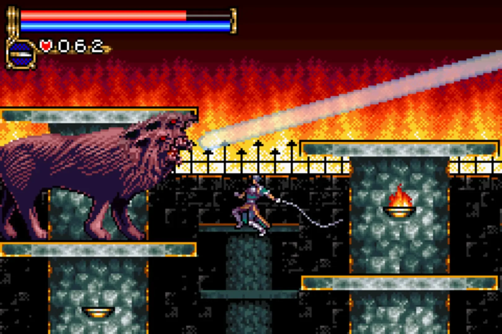Captura de pantalla - Castlevania: Circle of the Moon