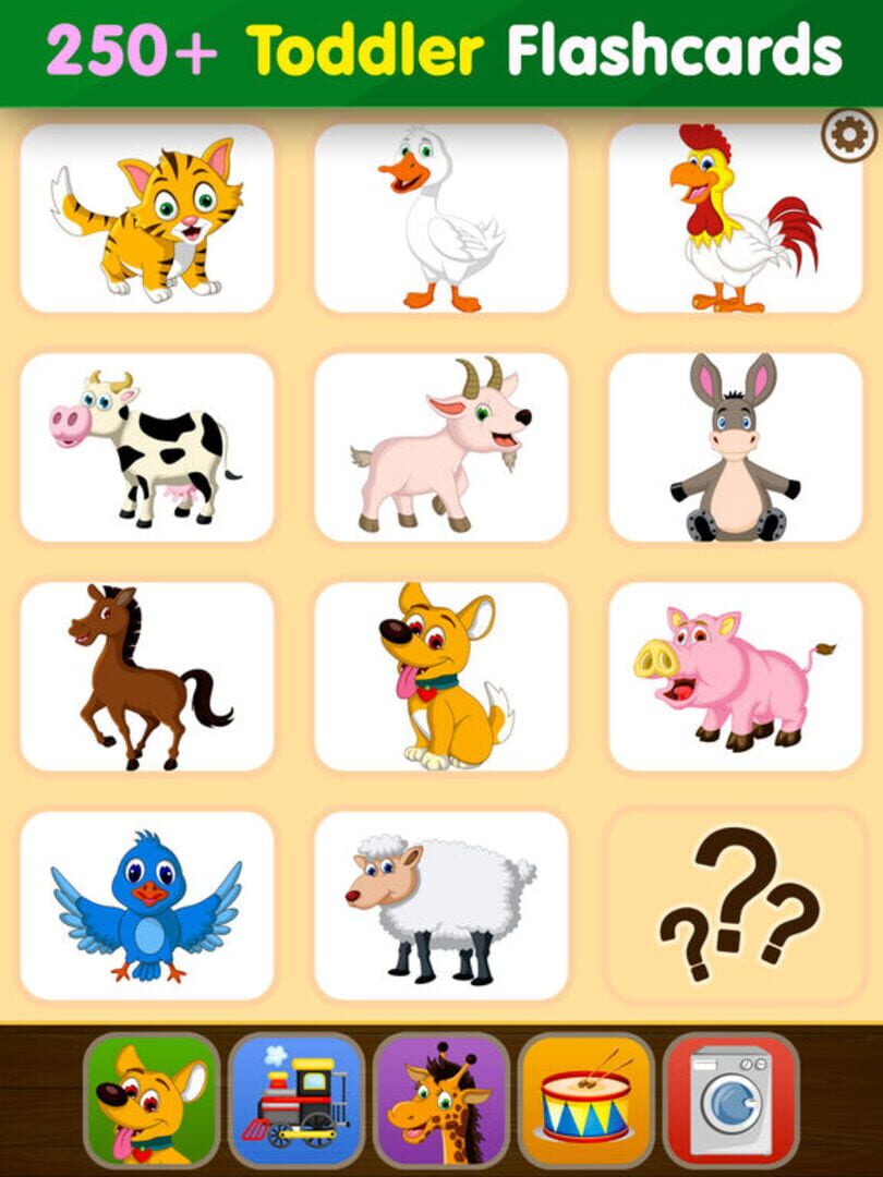 Toddler Flashcards HD: Baby Learning Games & Apps - Screenshot