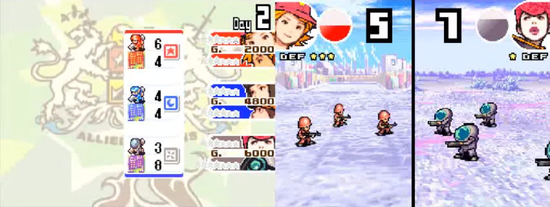 Captura de pantalla - Advance Wars: Dual Strike