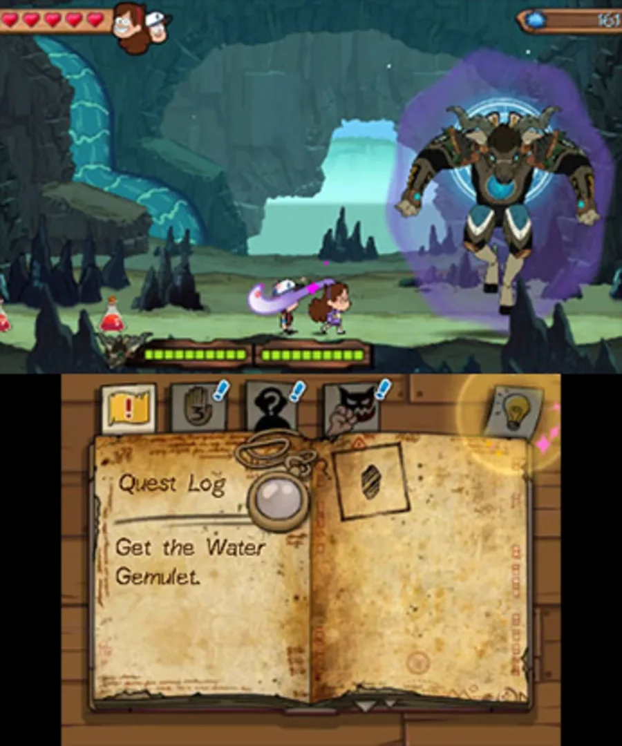 Captura de pantalla - Gravity Falls: Legend of the Gnome Gemulets