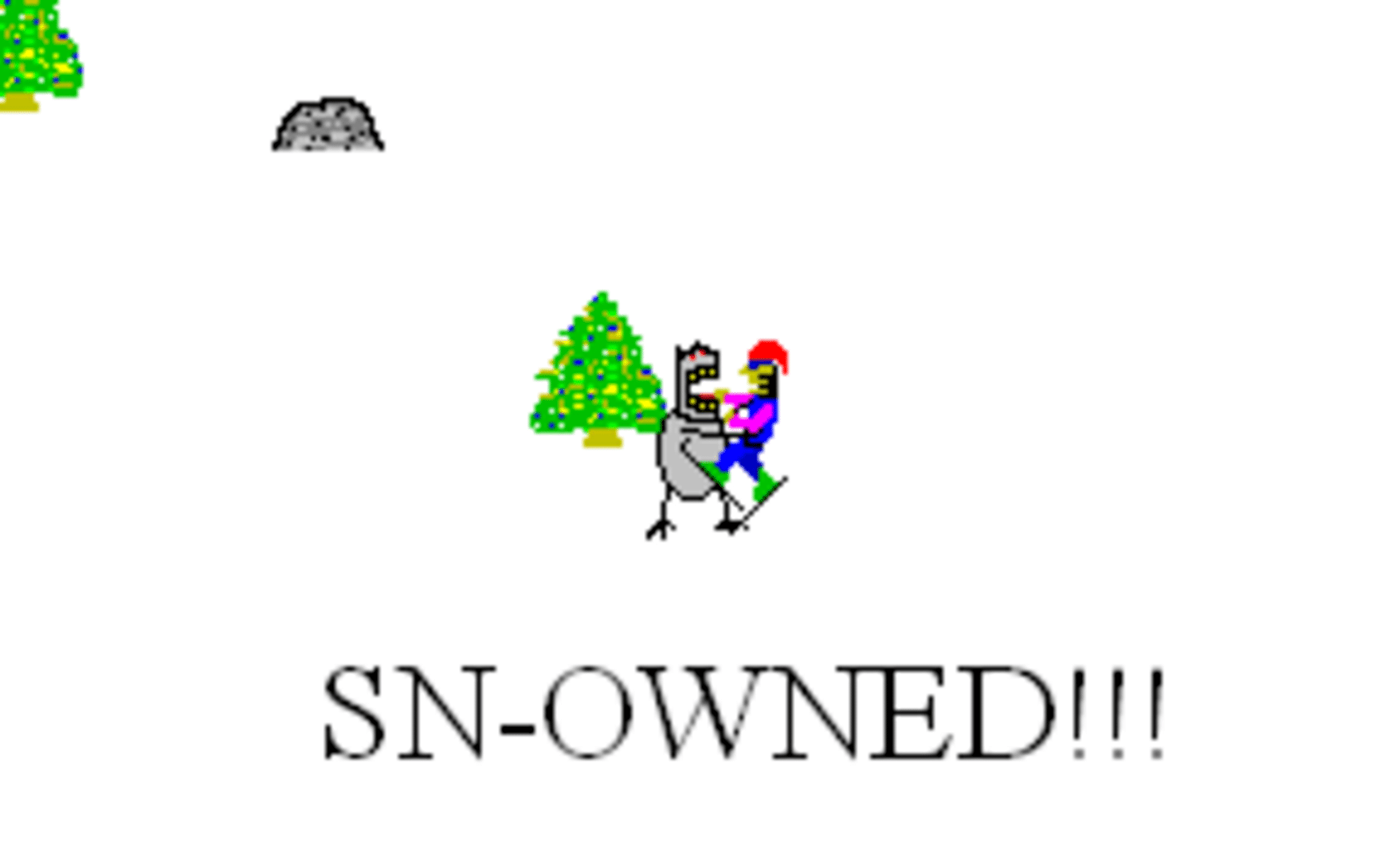 SkiFree screenshot