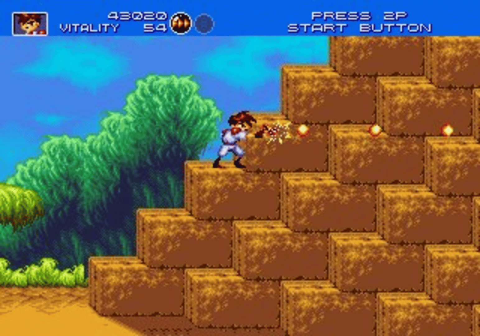 Gunstar Heroes screenshot