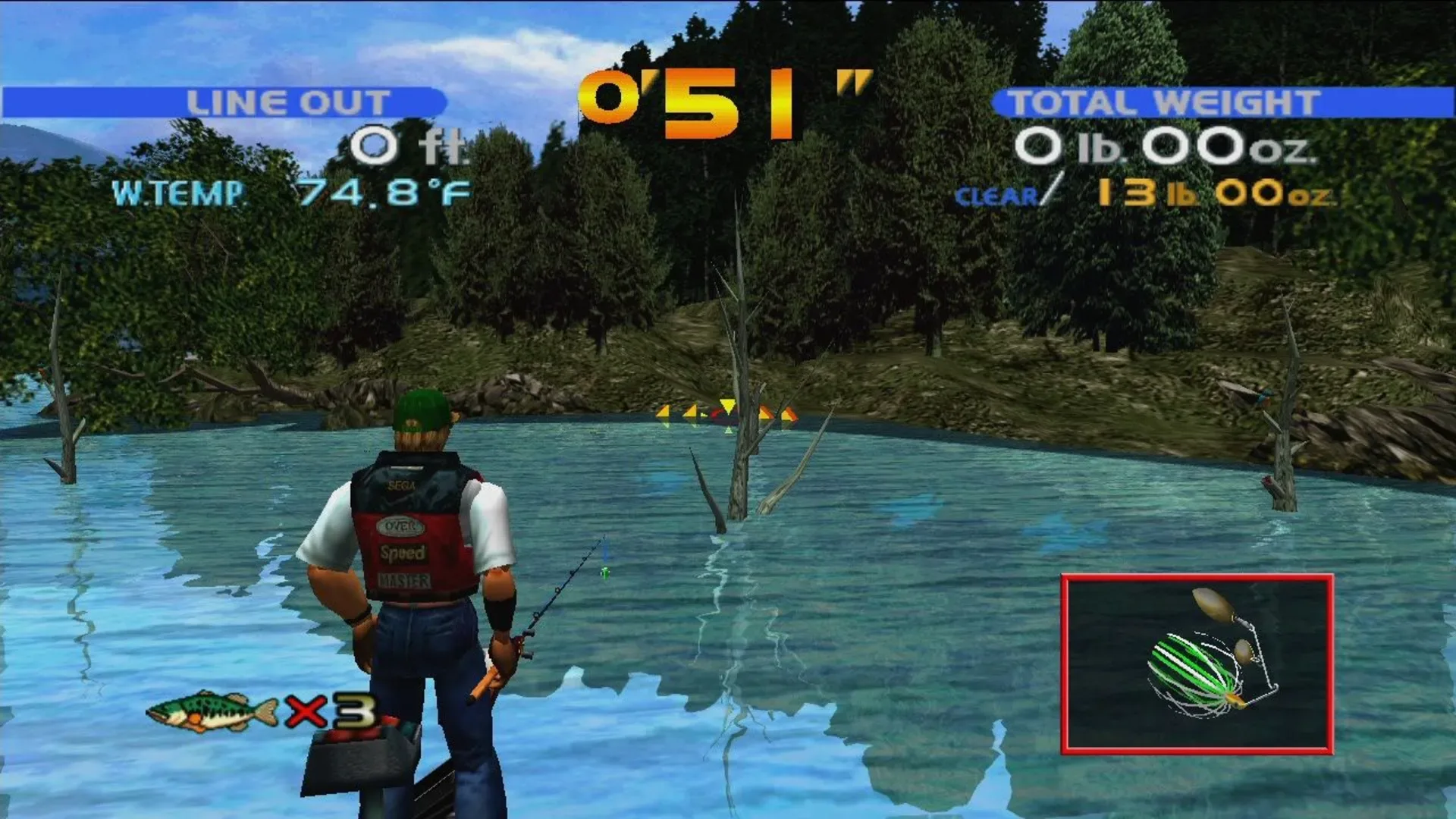 Captura de pantalla - Sega Bass Fishing
