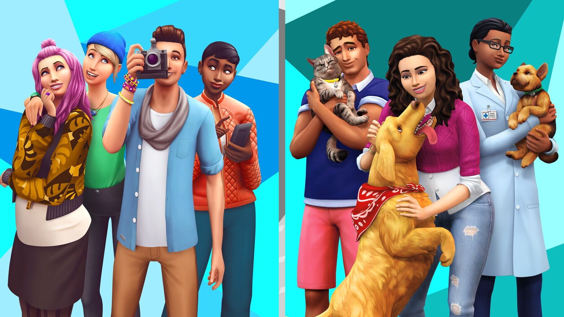 Arte - The Sims 4: Plus Cats & Dogs Bundle