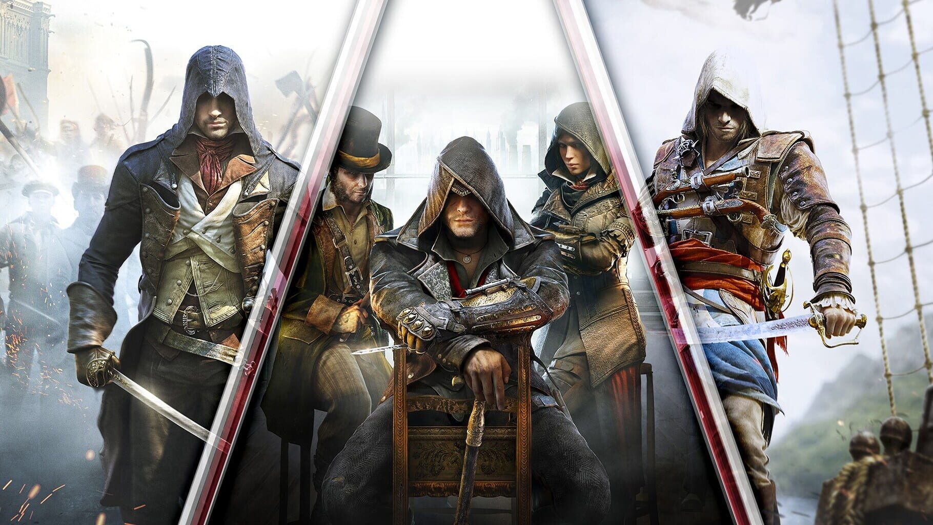 Assassin's Creed Triple Pack: Black Flag, Unity, Syndicate Image