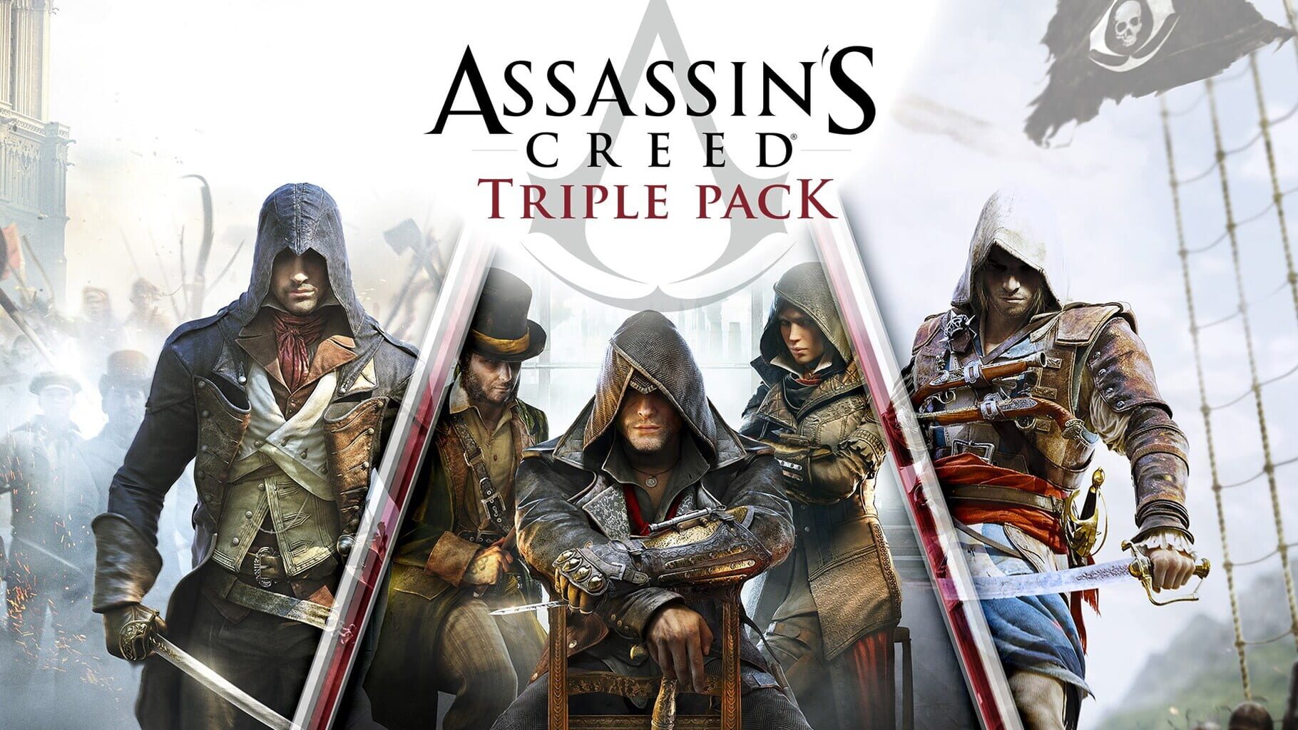 Arte - Assassin's Creed Triple Pack: Black Flag, Unity, Syndicate