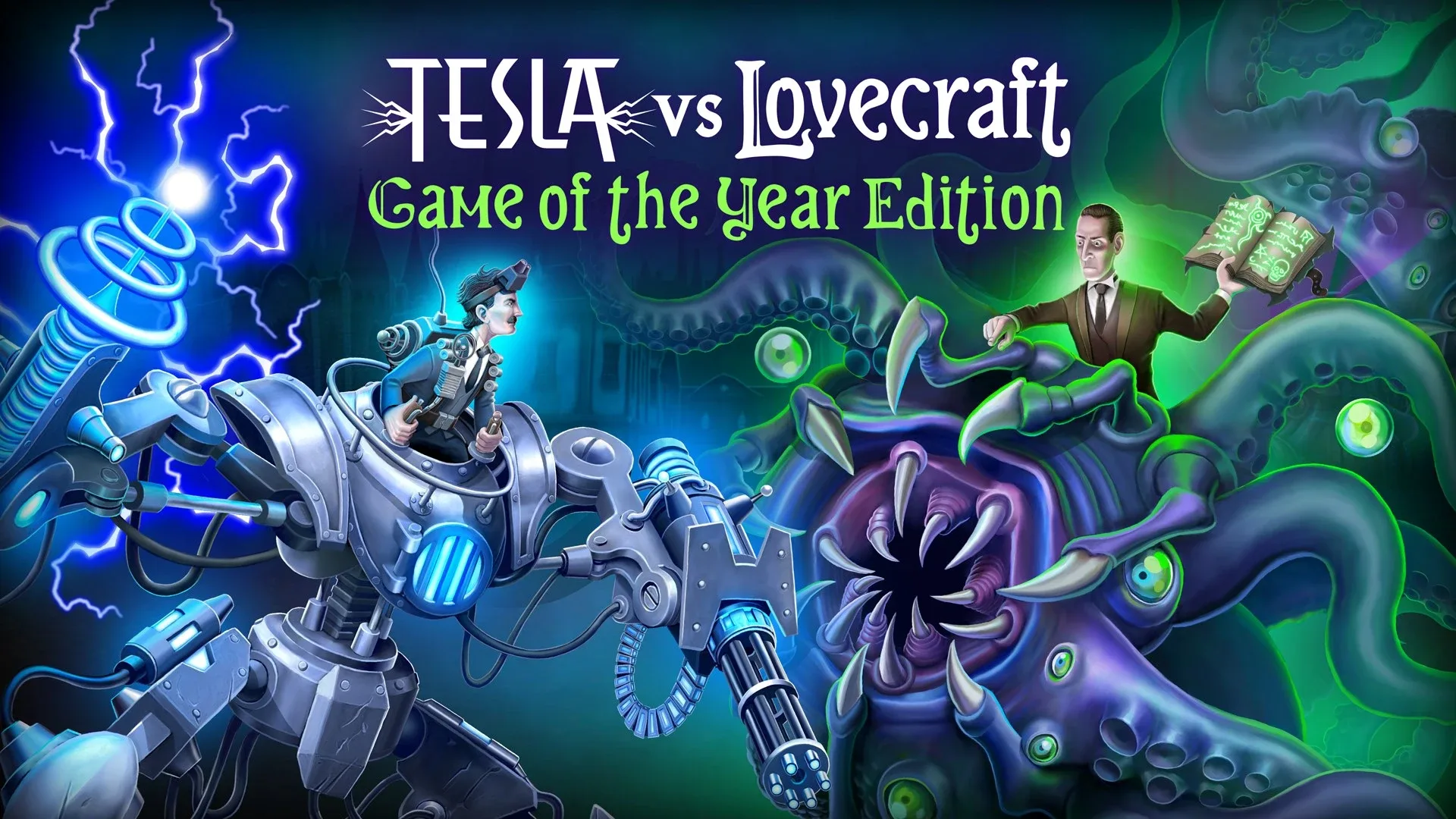 Arte - Tesla vs Lovecraft: Game of the Year Edition