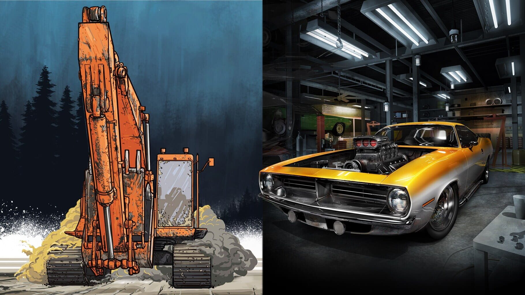 Simulator Pack: Car Mechanic Simulator and Gold Rush: The Game - Double Bundle