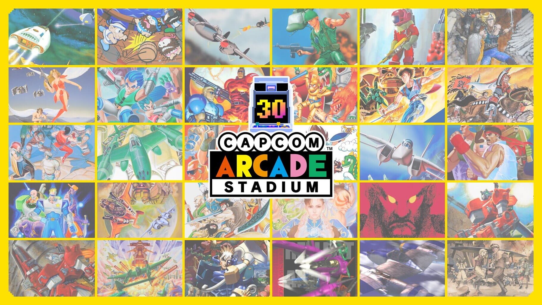 Capcom Arcade Stadium Packs 1, 2, and 3 artwork