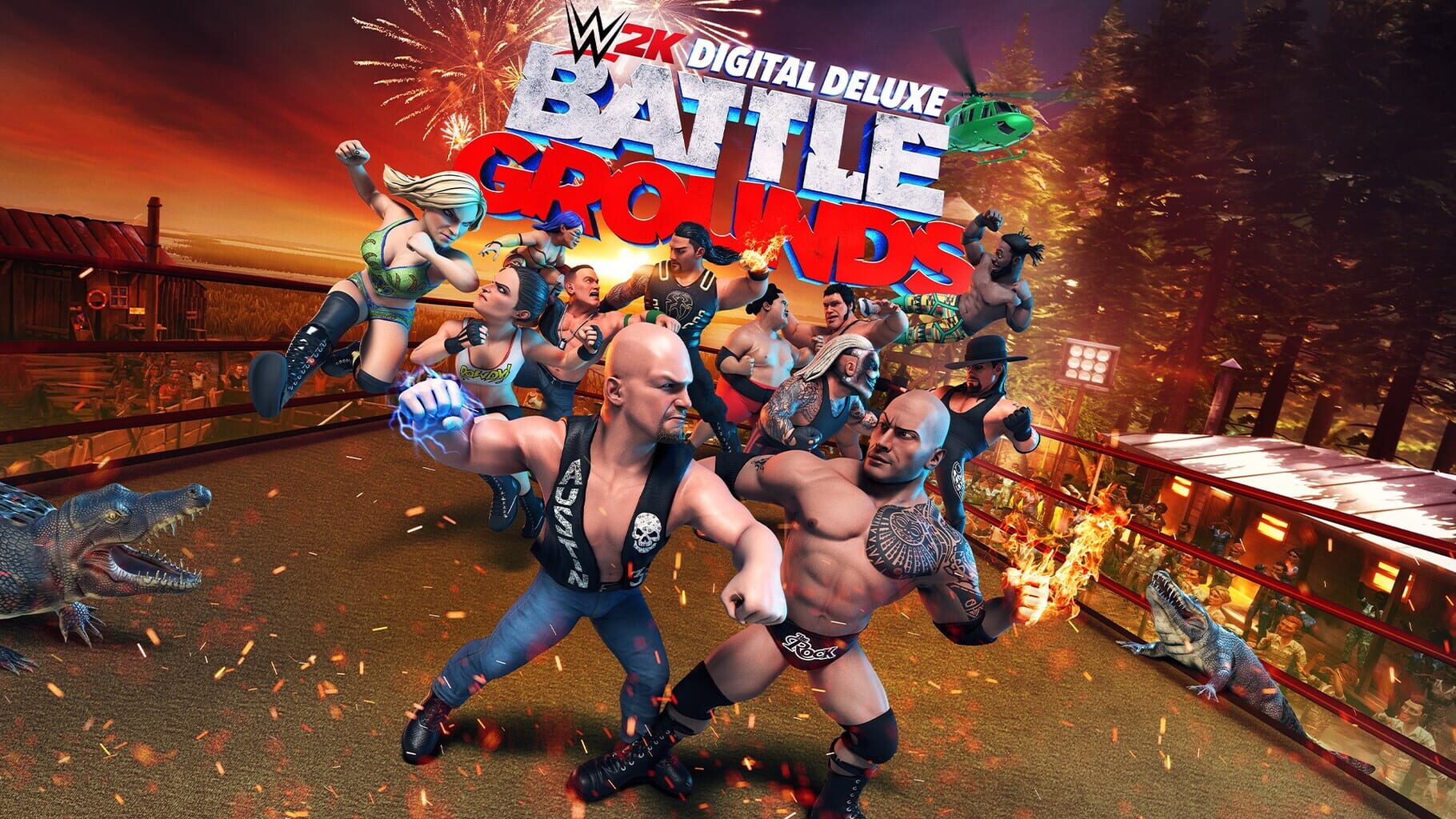 WWE 2K Battlegrounds: Digital Deluxe Edition artwork