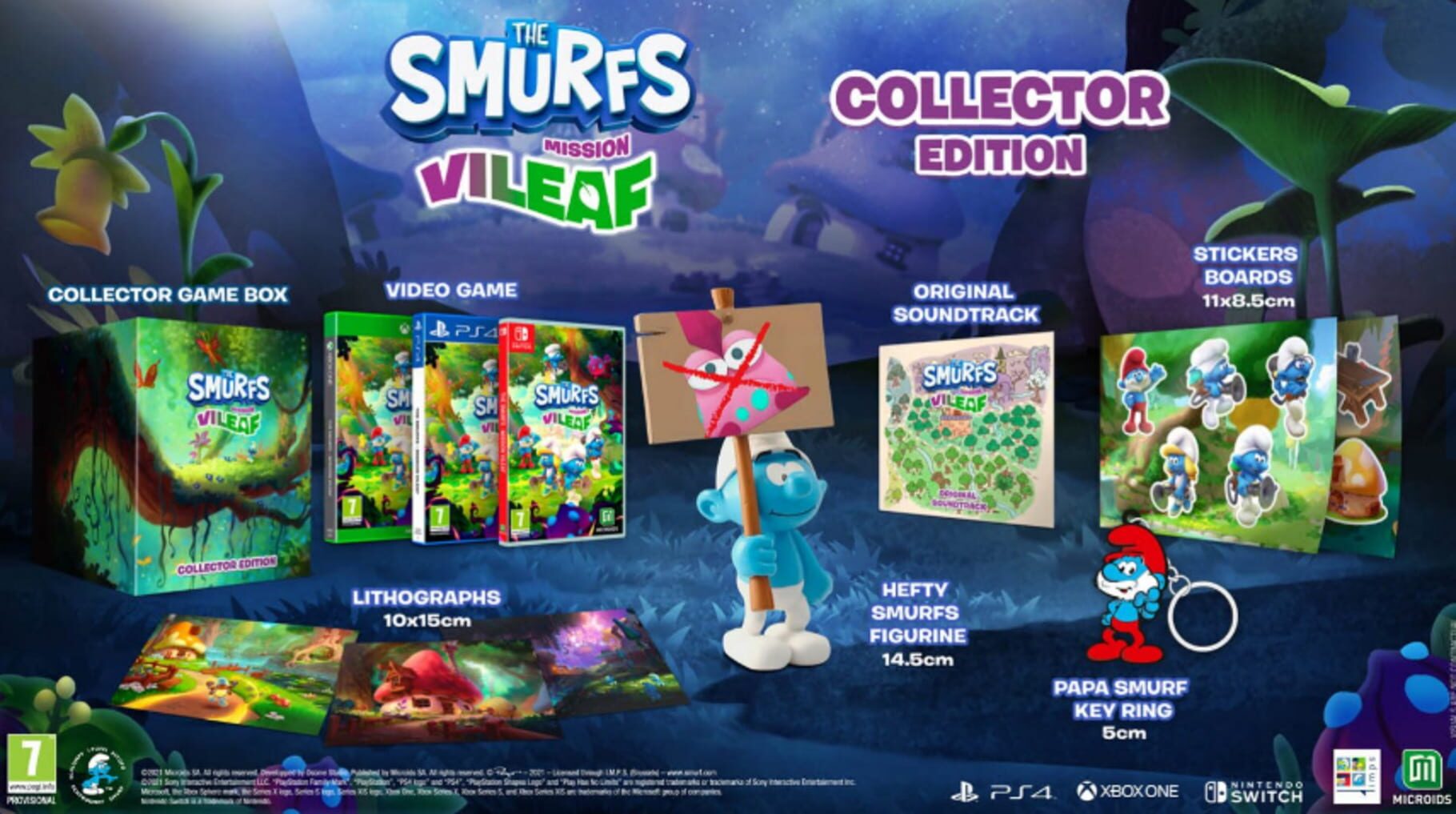 The Smurfs: Mission ViLeaf - Collector's Edition artwork