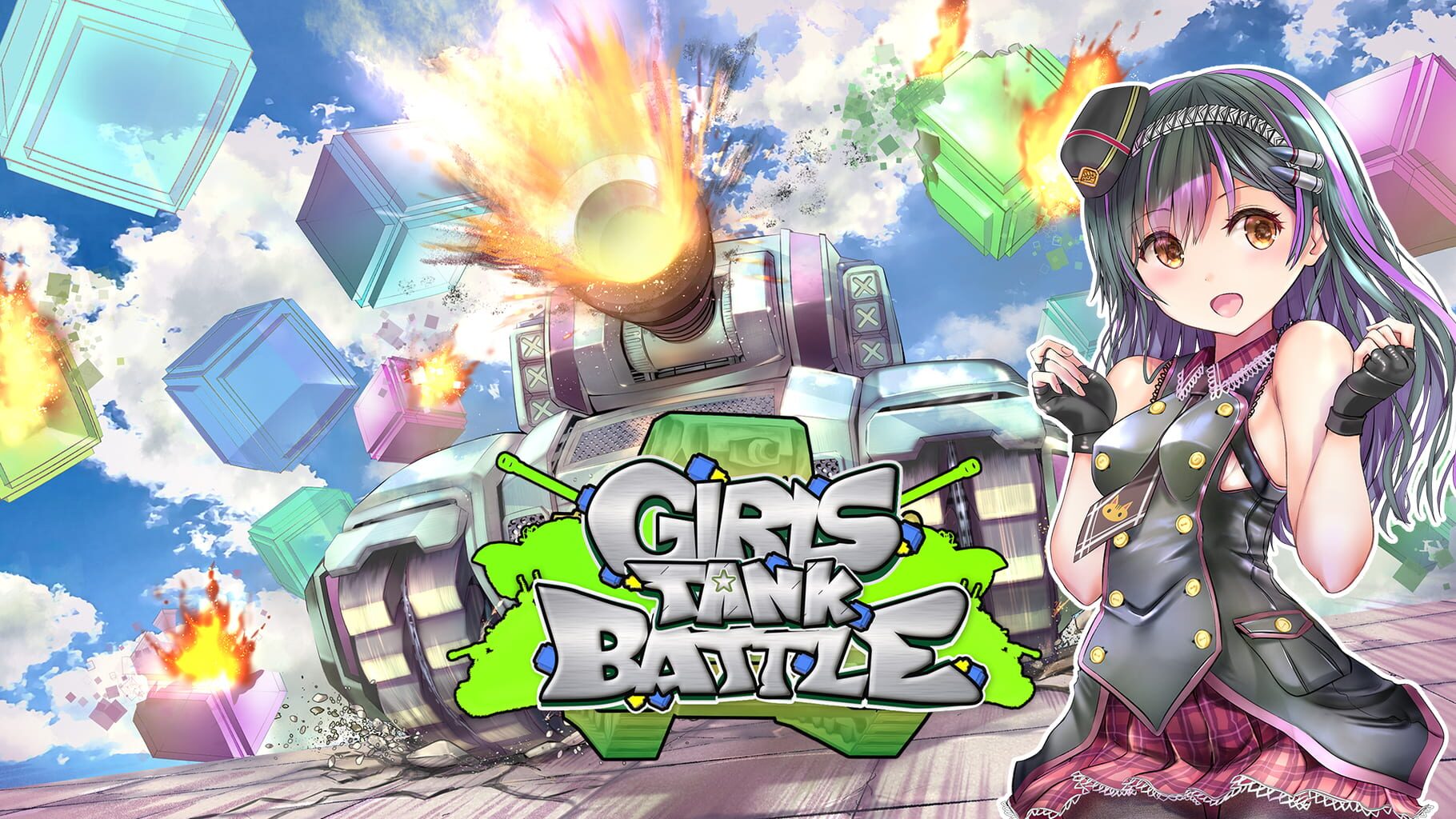 Girls Tank Battle artwork