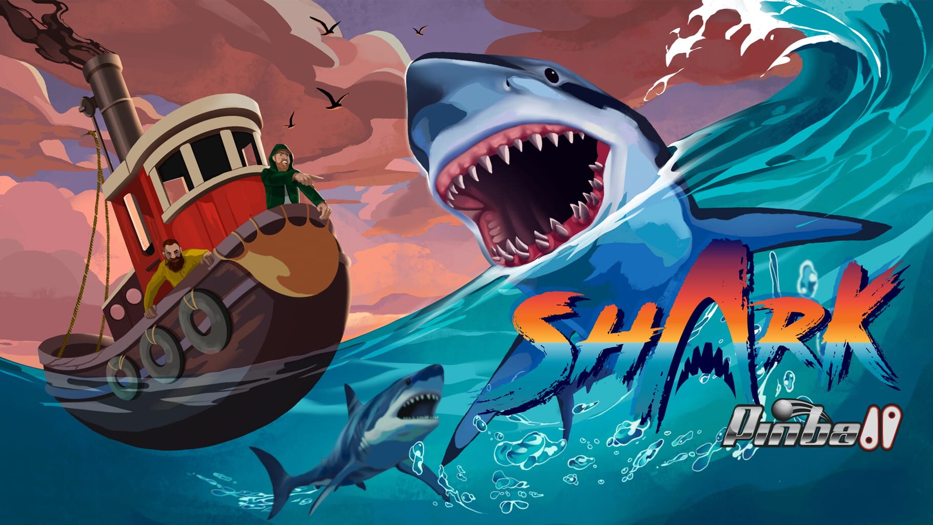 Shark Pinball artwork