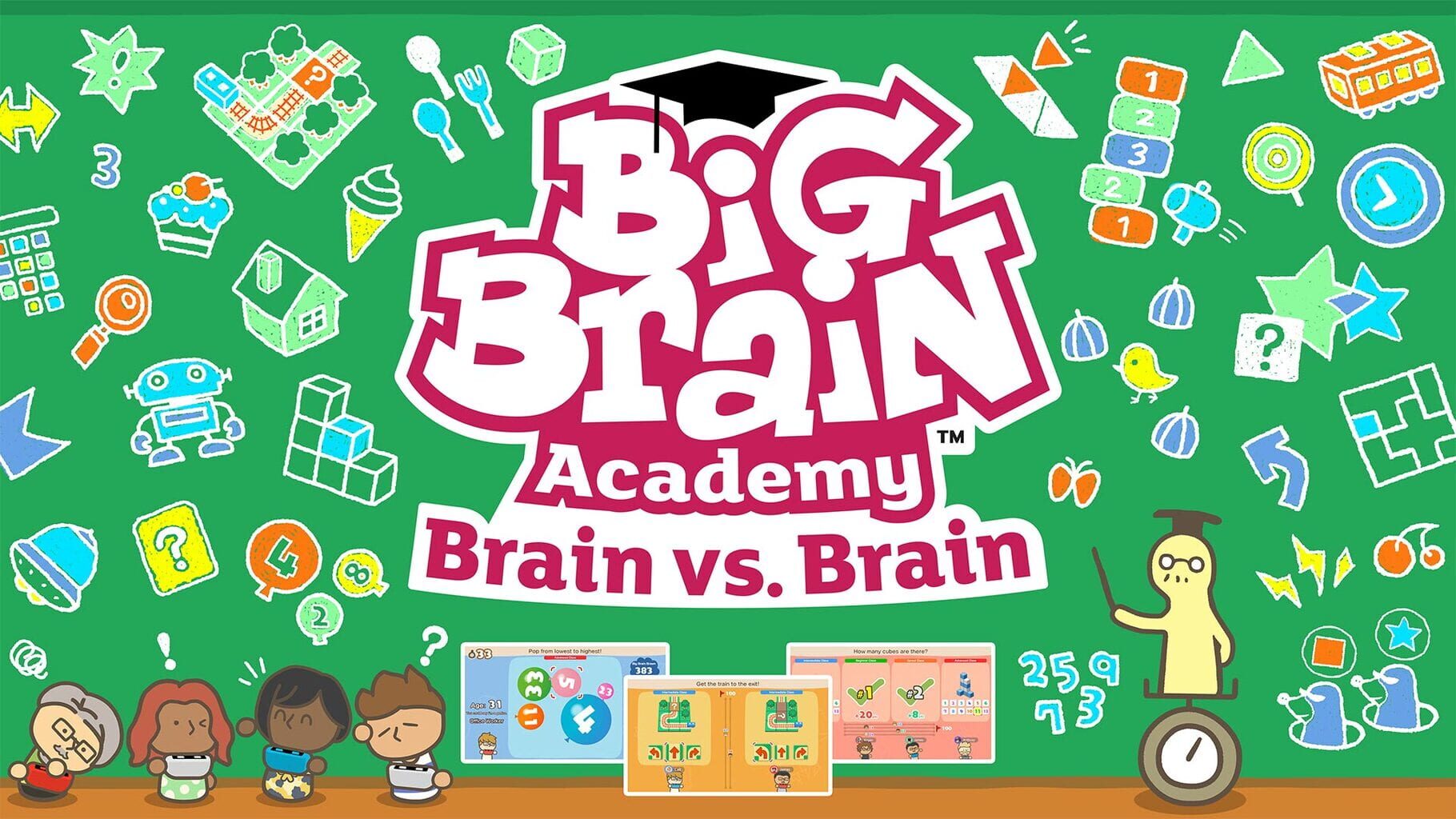 Big Brain Academy: Brain vs. Brain artwork