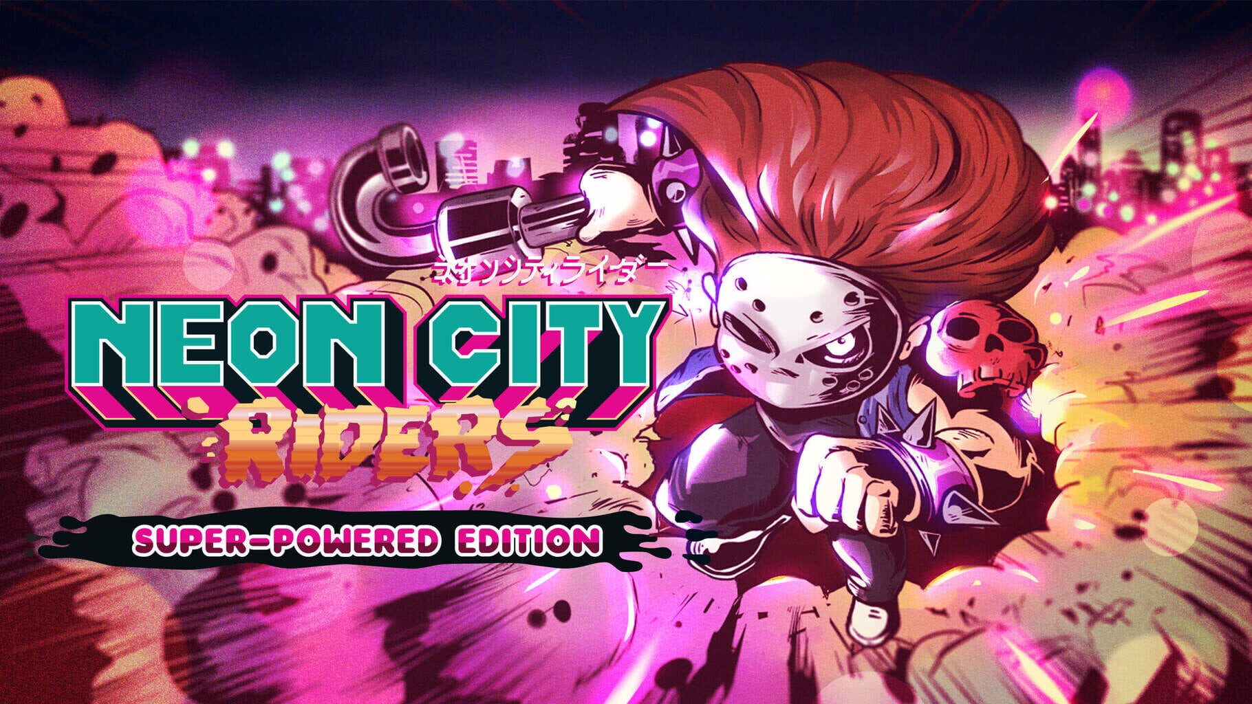 Neon City Riders: Super-Powered Edition artwork