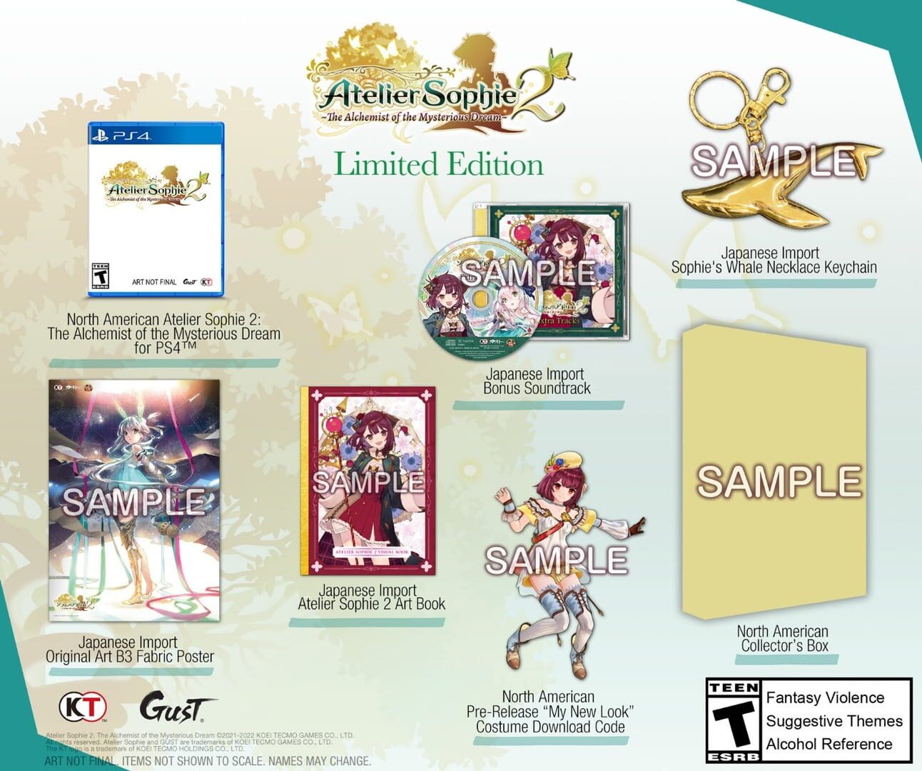 Atelier Sophie 2: The Alchemist of the Mysterious Dream - Limited Edition artwork