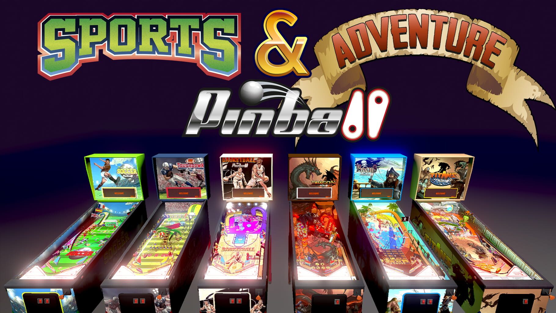 Sports & Adventure Pinball artwork