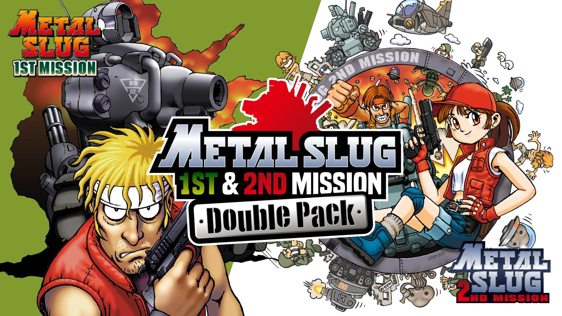 Metal Slug 1st & 2nd Mission Double Pack artwork