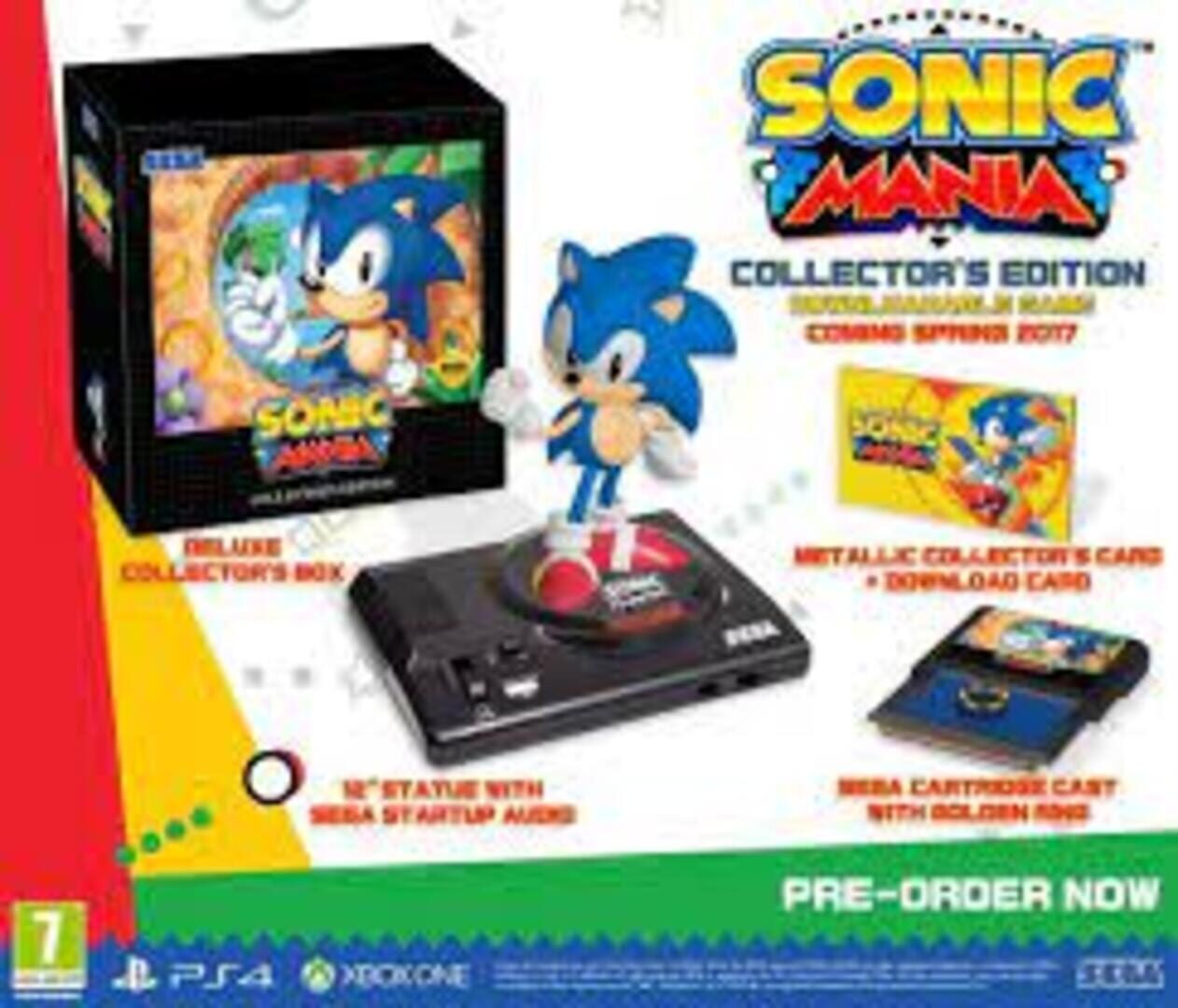 Sonic Mania: Collector's Edition artwork